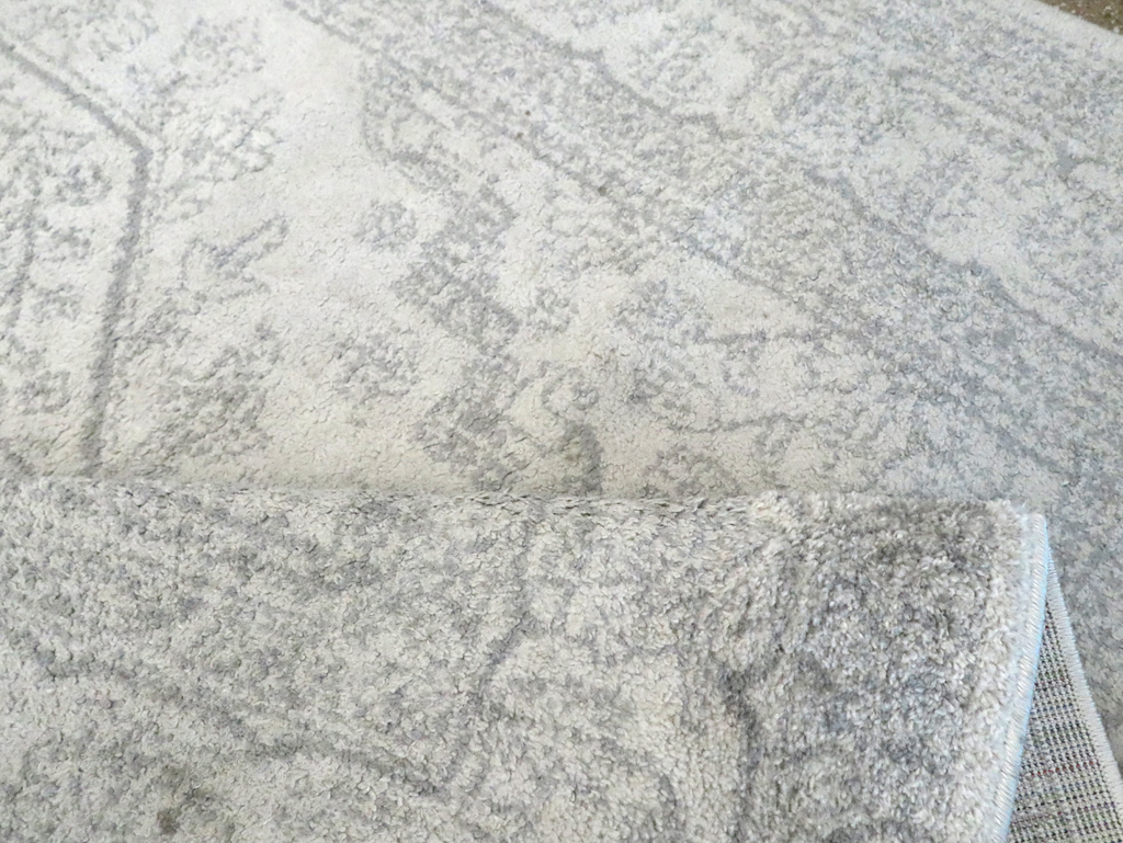 Contemporary Persian Heriz Inspired Turkish Accent Carpet, No.30260 - Gss