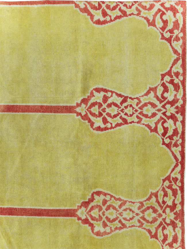 Vintage Turkish Anatolian Small Square Room Size Carpet, No.30266 - Gss