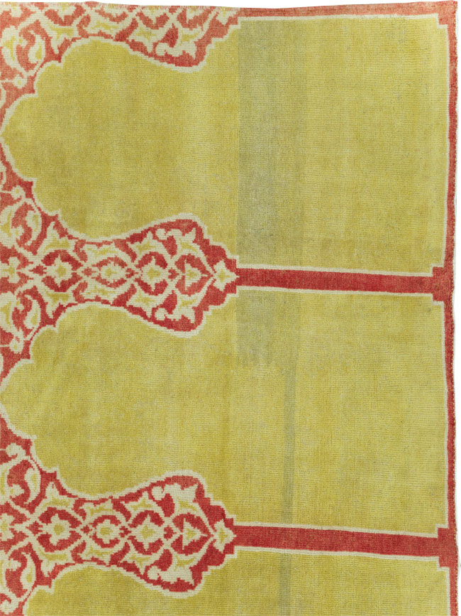 Vintage Turkish Anatolian Small Square Room Size Carpet, No.30266 - Gss