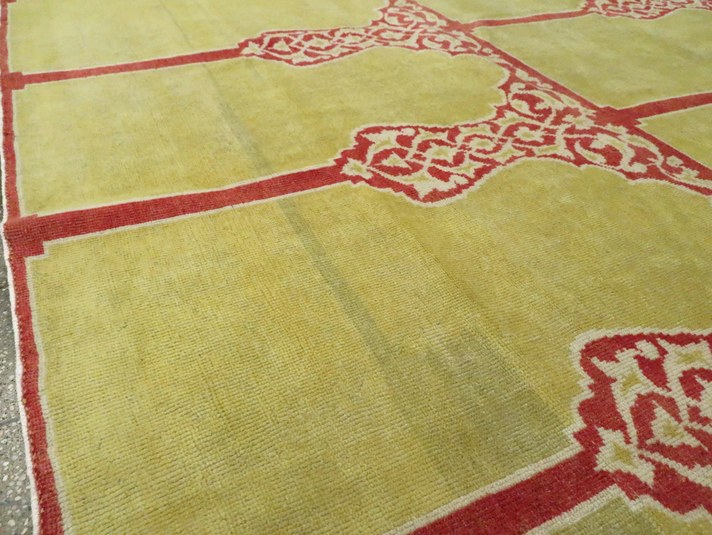 Vintage Turkish Anatolian Small Square Room Size Carpet, No.30266 - Gss