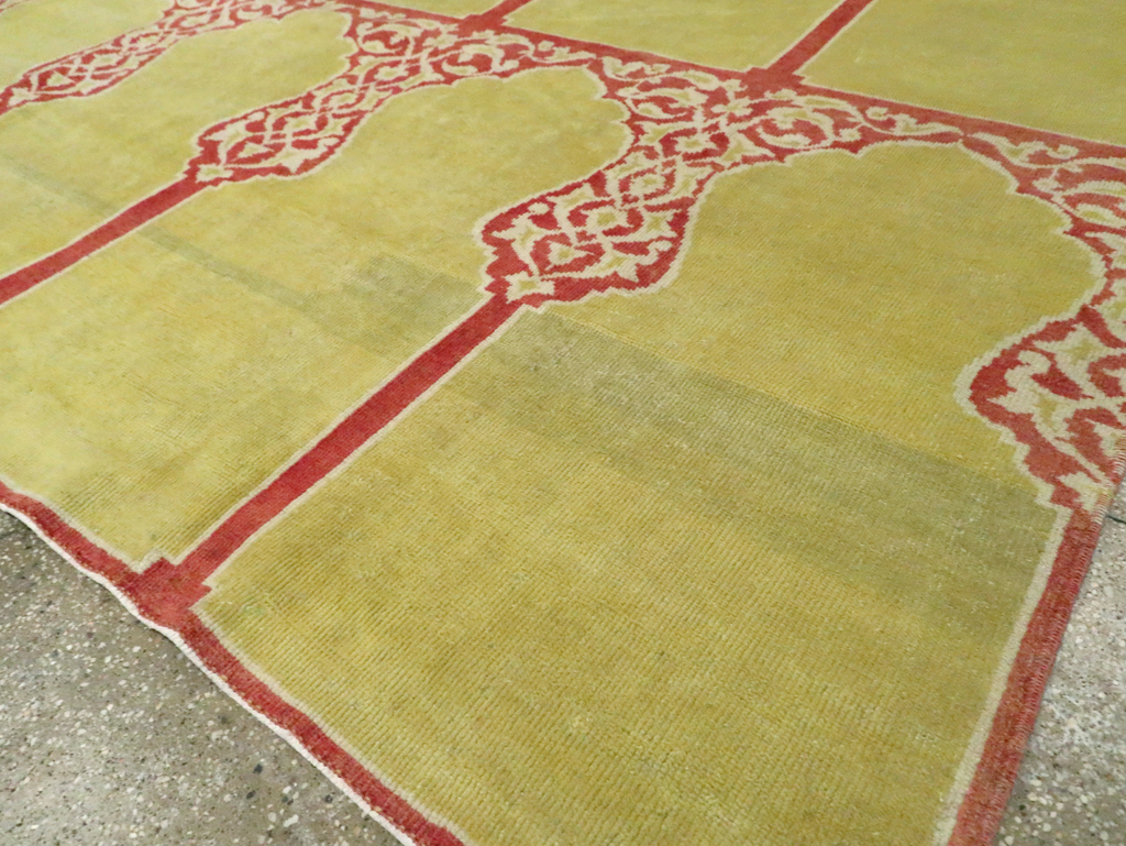 Vintage Turkish Anatolian Small Square Room Size Carpet, No.30266 - Gss