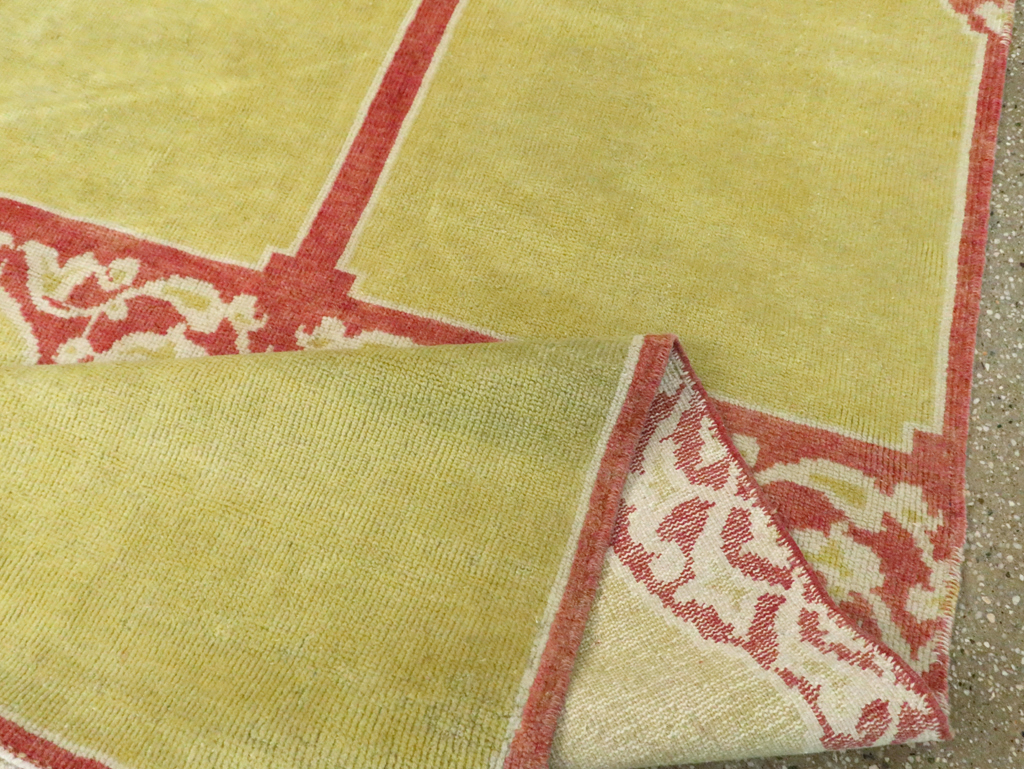 Vintage Turkish Anatolian Small Square Room Size Carpet, No.30266 - Gss