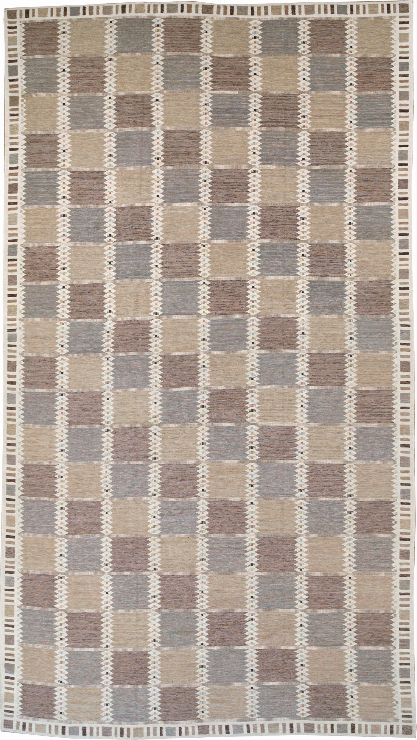 Modern Turkish Flatweave Kilim Oversize Carpet , No.30277 - Gss