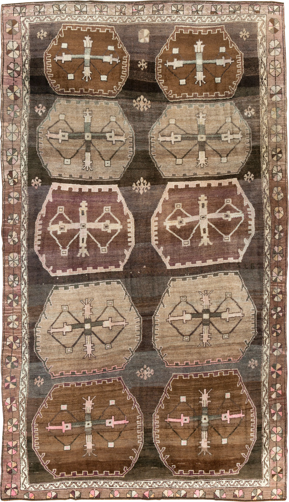 Vintage Turkish Anatolian Room Size Carpet, No.30278 - Gss