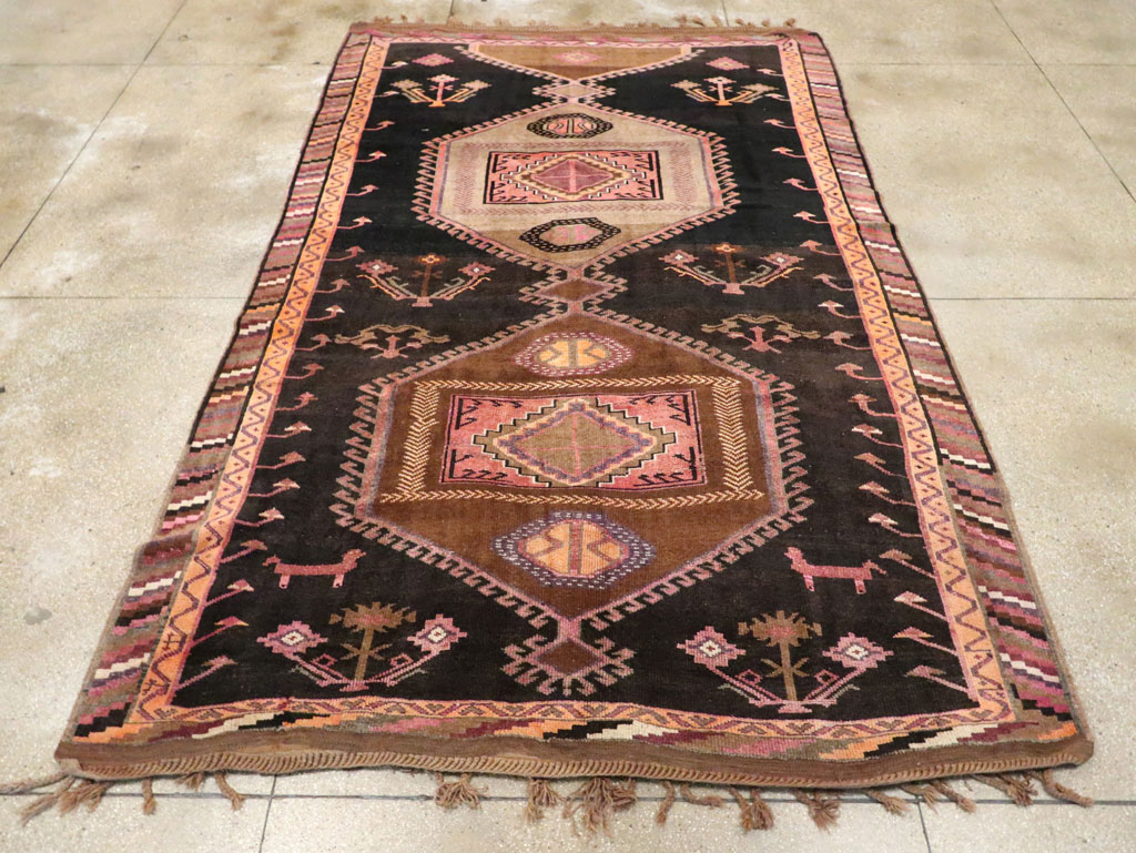 Vintage Turkish Anatolian Room Size Carpet, No.30280 - Gss
