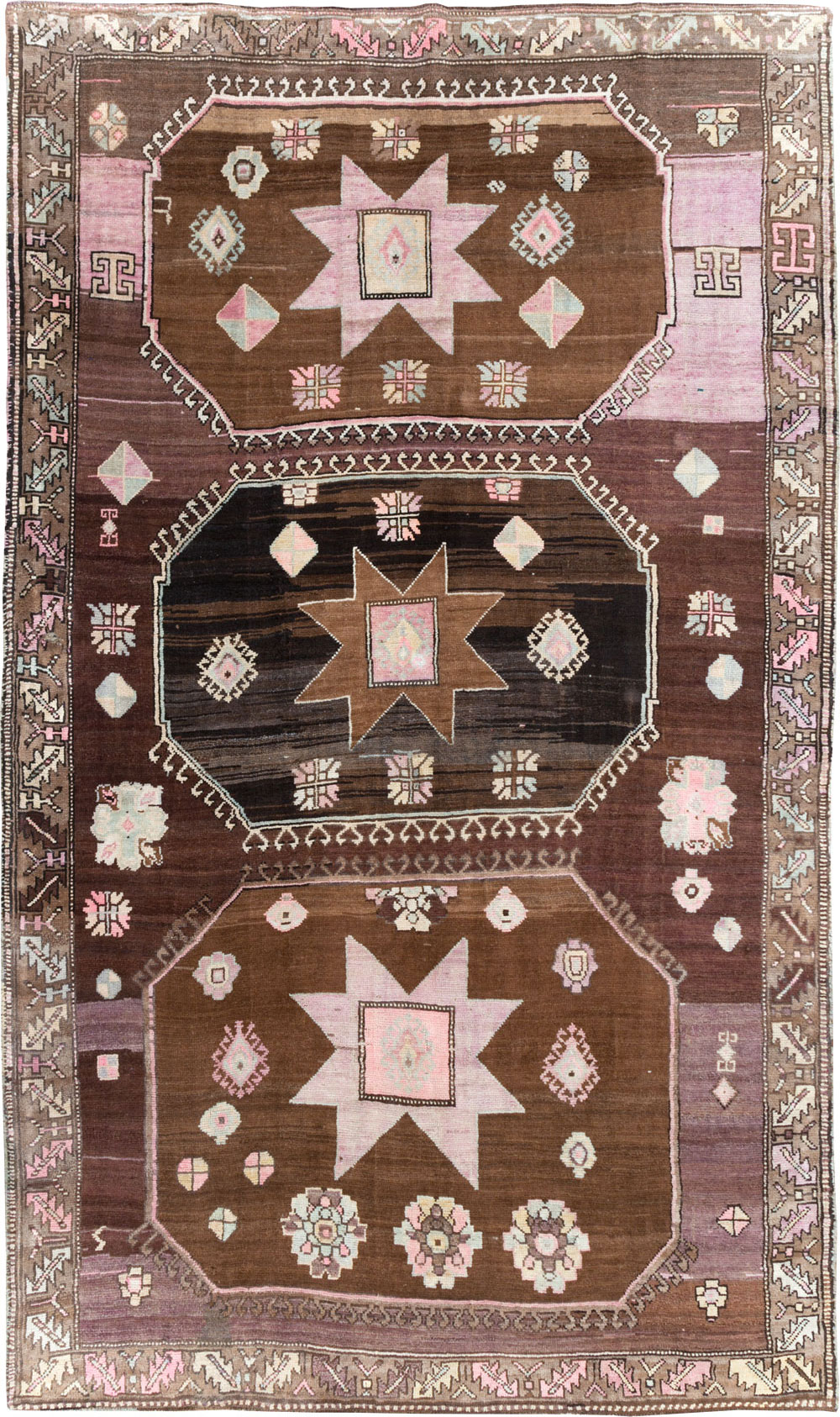 Vintage Turkish Anatolian Room Size Carpet, No.30281 - Gss