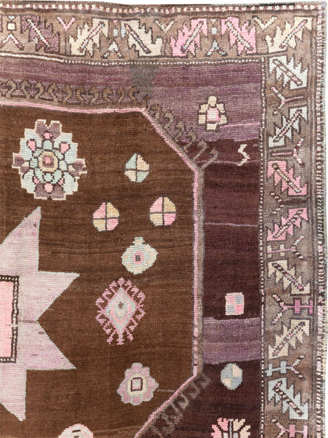 Vintage Turkish Anatolian Room Size Carpet, No.30281 - Gss