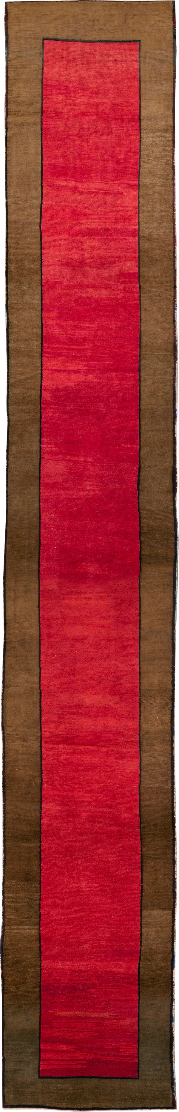 Vintage Turkish Anatolian Wide Gallery Runner, No.30286 - Gss