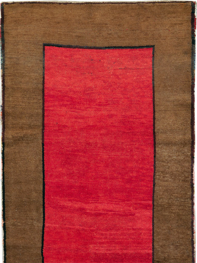 Vintage Turkish Anatolian Wide Gallery Runner, No.30286 - Gss