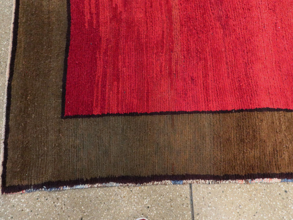 Vintage Turkish Anatolian Wide Gallery Runner, No.30286 - Gss