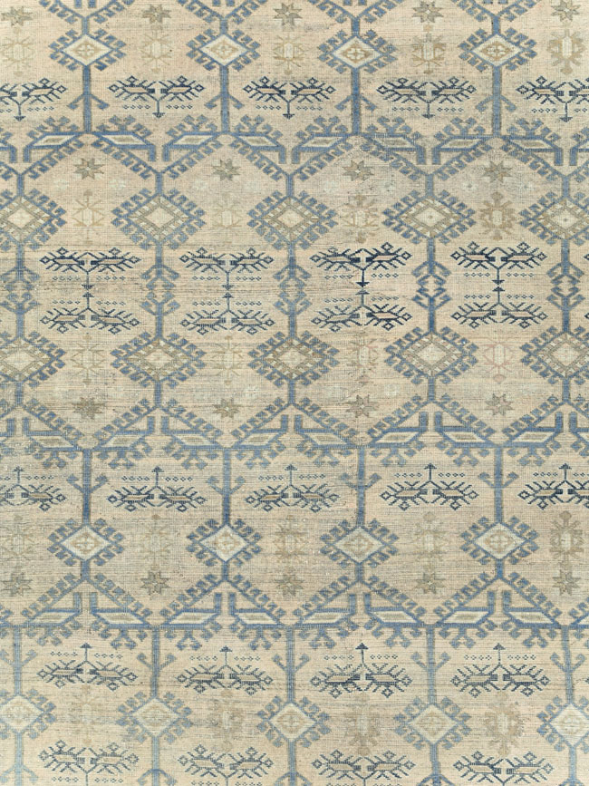 Antique Turkish Oushak Large Carpet, No.30289 - Gss