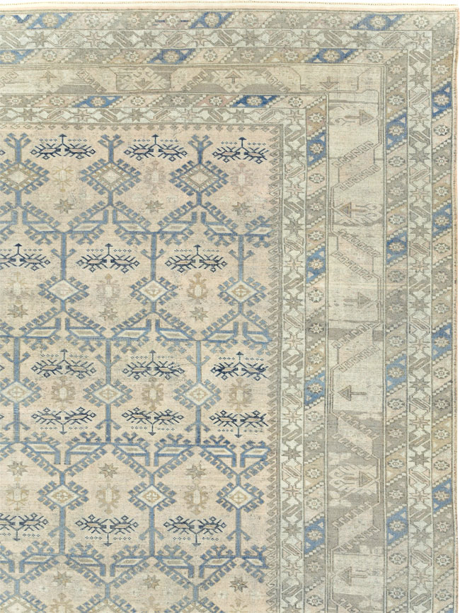 Antique Turkish Oushak Large Carpet, No.30289 - Gss