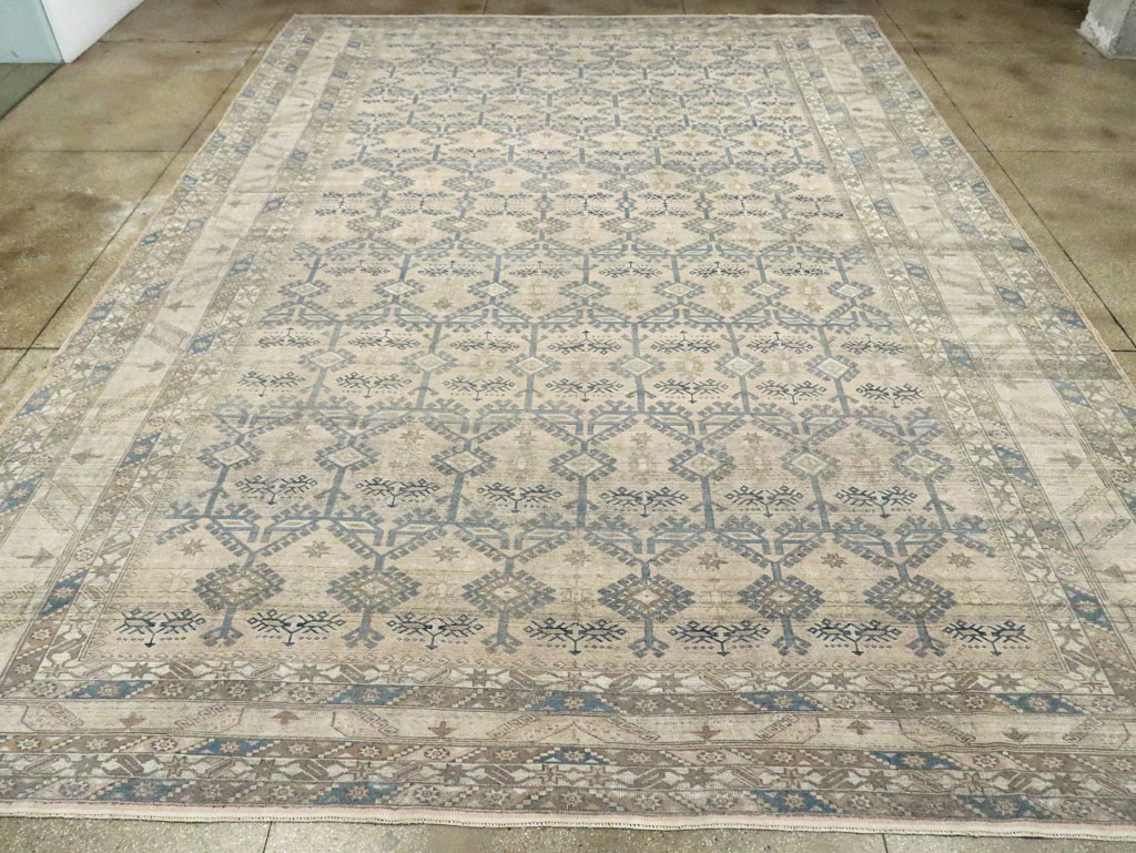 Antique Turkish Oushak Large Carpet, No.30289 - Gss