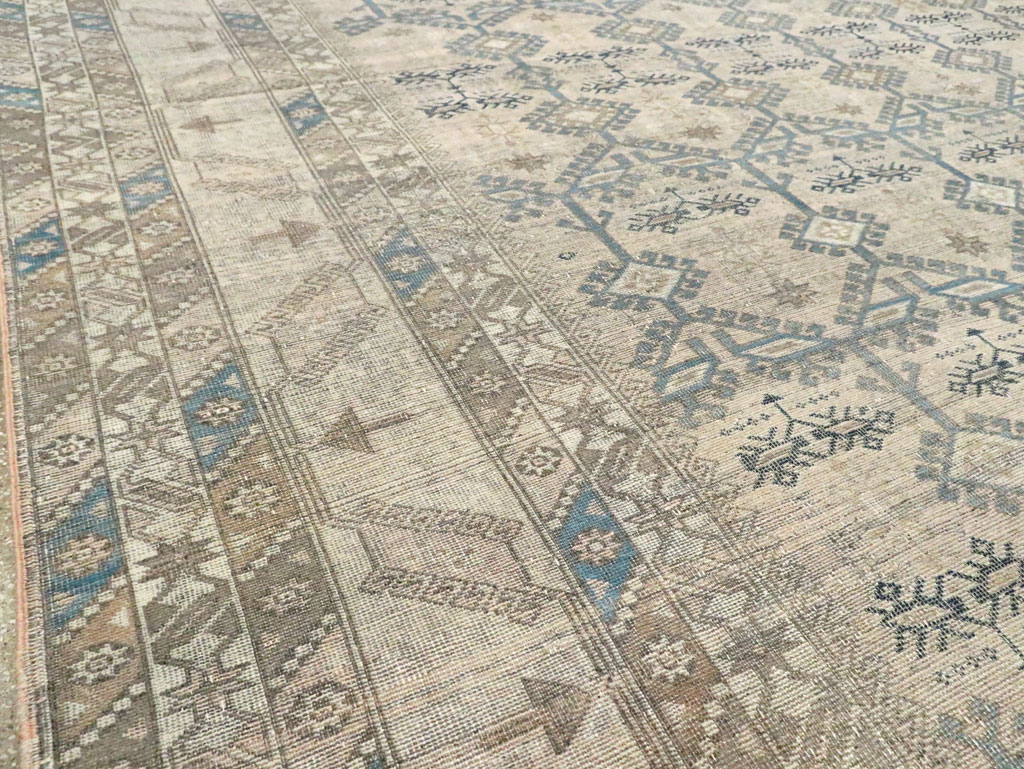 Antique Turkish Oushak Large Carpet, No.30289 - Gss