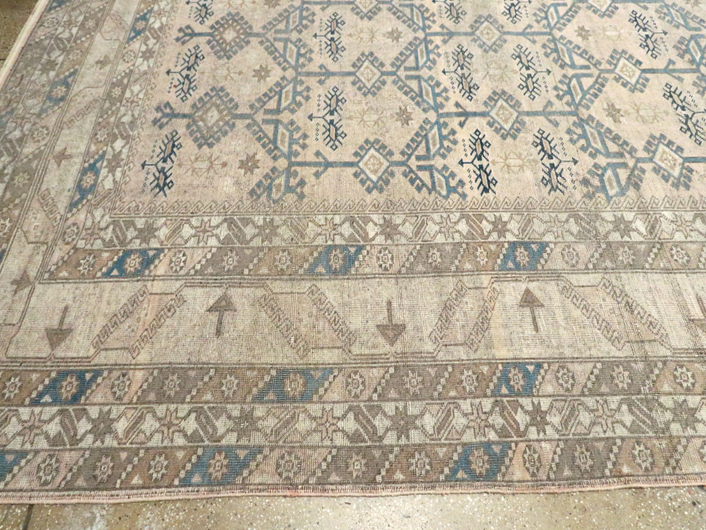 Antique Turkish Oushak Large Carpet, No.30289 - Gss