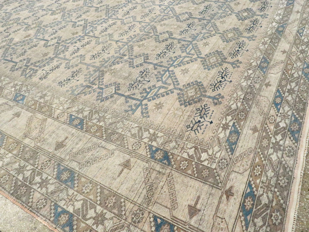 Antique Turkish Oushak Large Carpet, No.30289 - Gss