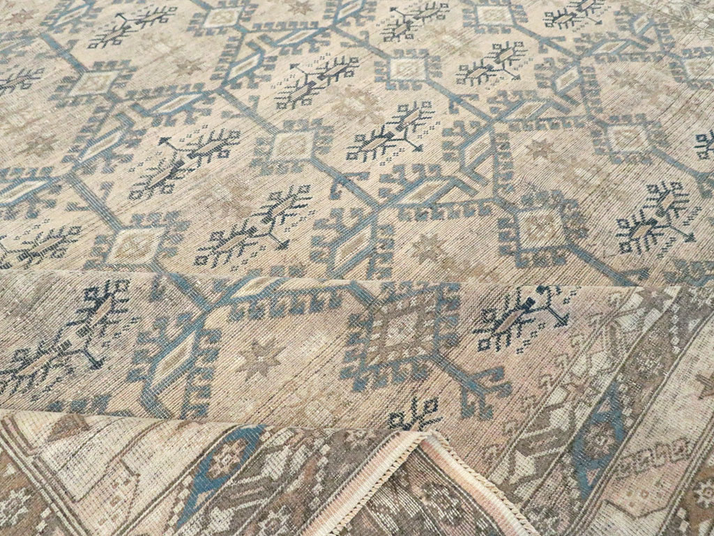 Antique Turkish Oushak Large Carpet, No.30289 - Gss