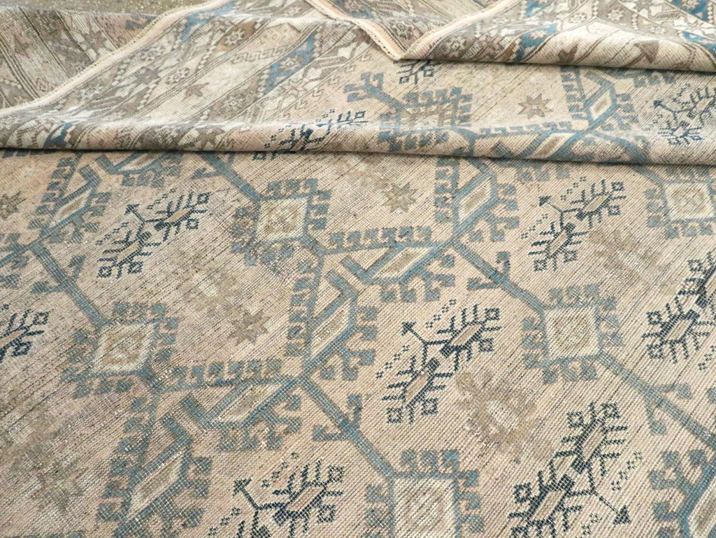 Antique Turkish Oushak Large Carpet, No.30289 - Gss