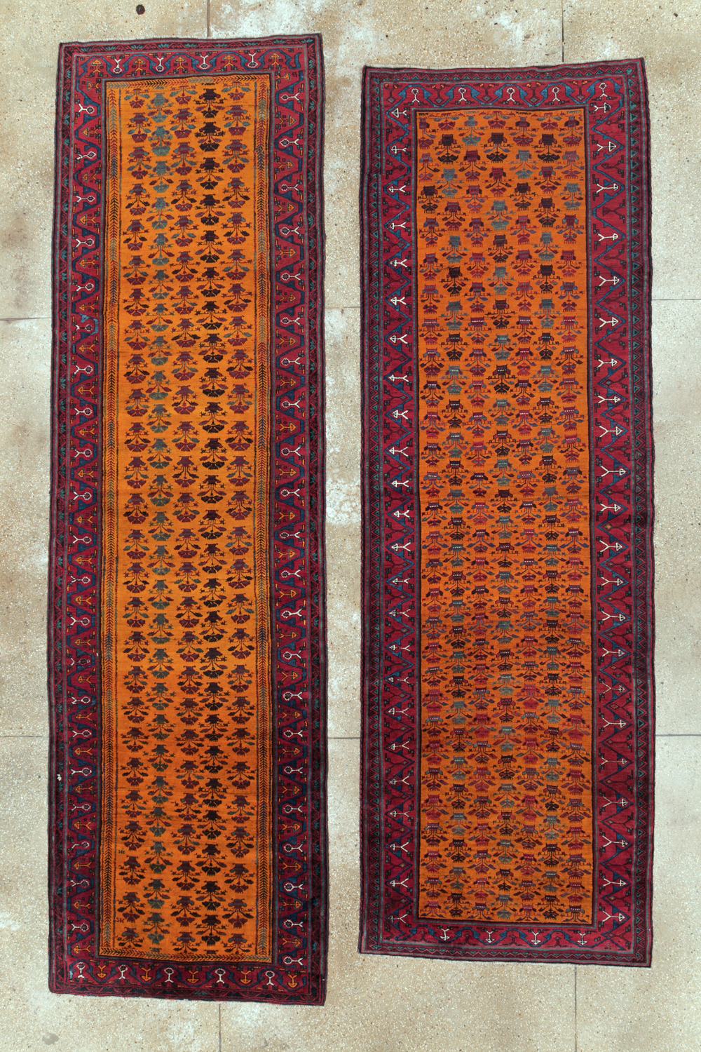 Vintage Northwest Persian Runner (Pair: 1 of 2), No.30291 - Gss