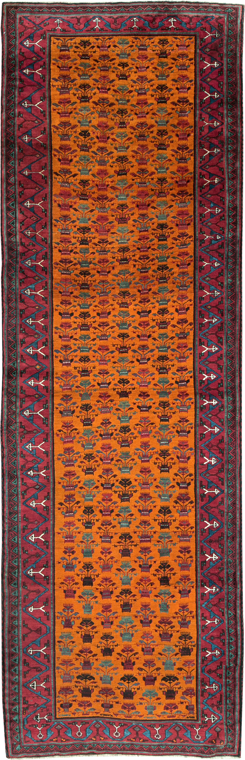 Vintage Northwest Persian Runner (Pair: 2 of 2), No.30292 - Gss
