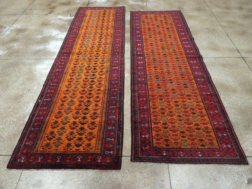 Vintage Northwest Persian Runner (Pair: 2 of 2), No.30292 - Gss