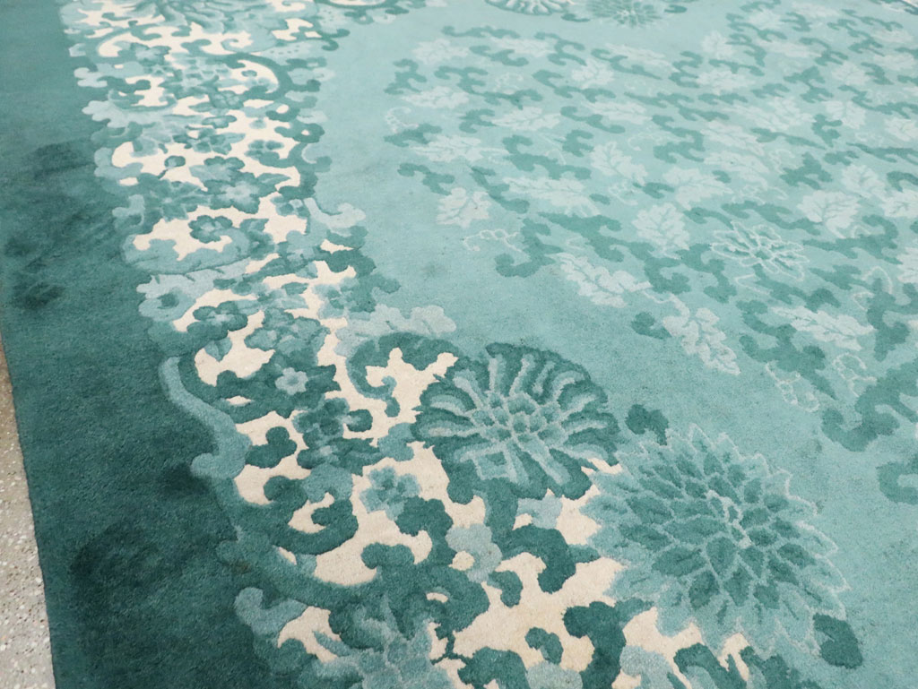 Mid-20th Century Chinese Art Deco Room Size Carpet, No.30293 - Gss