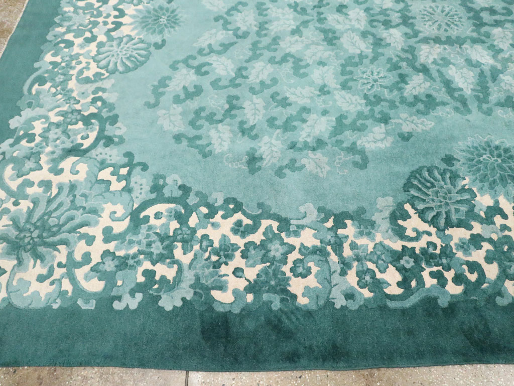 Mid-20th Century Chinese Art Deco Room Size Carpet, No.30293 - Gss