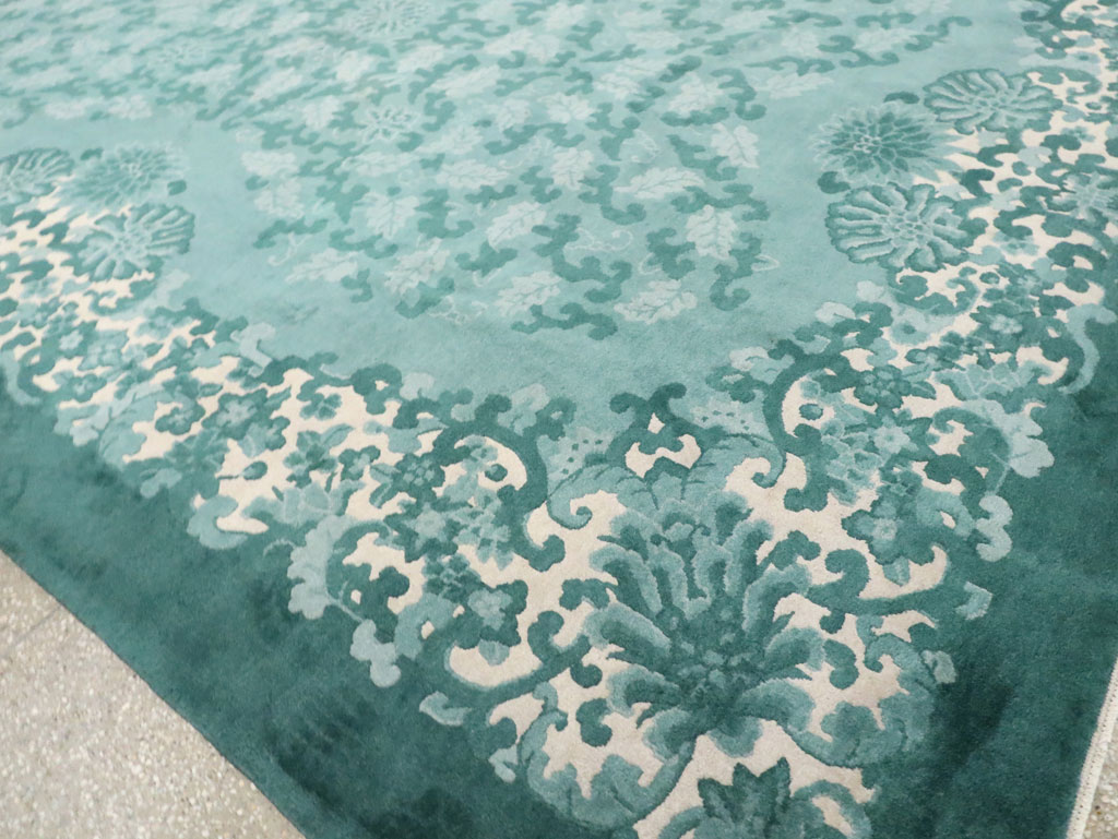 Mid-20th Century Chinese Art Deco Room Size Carpet, No.30293 - Gss