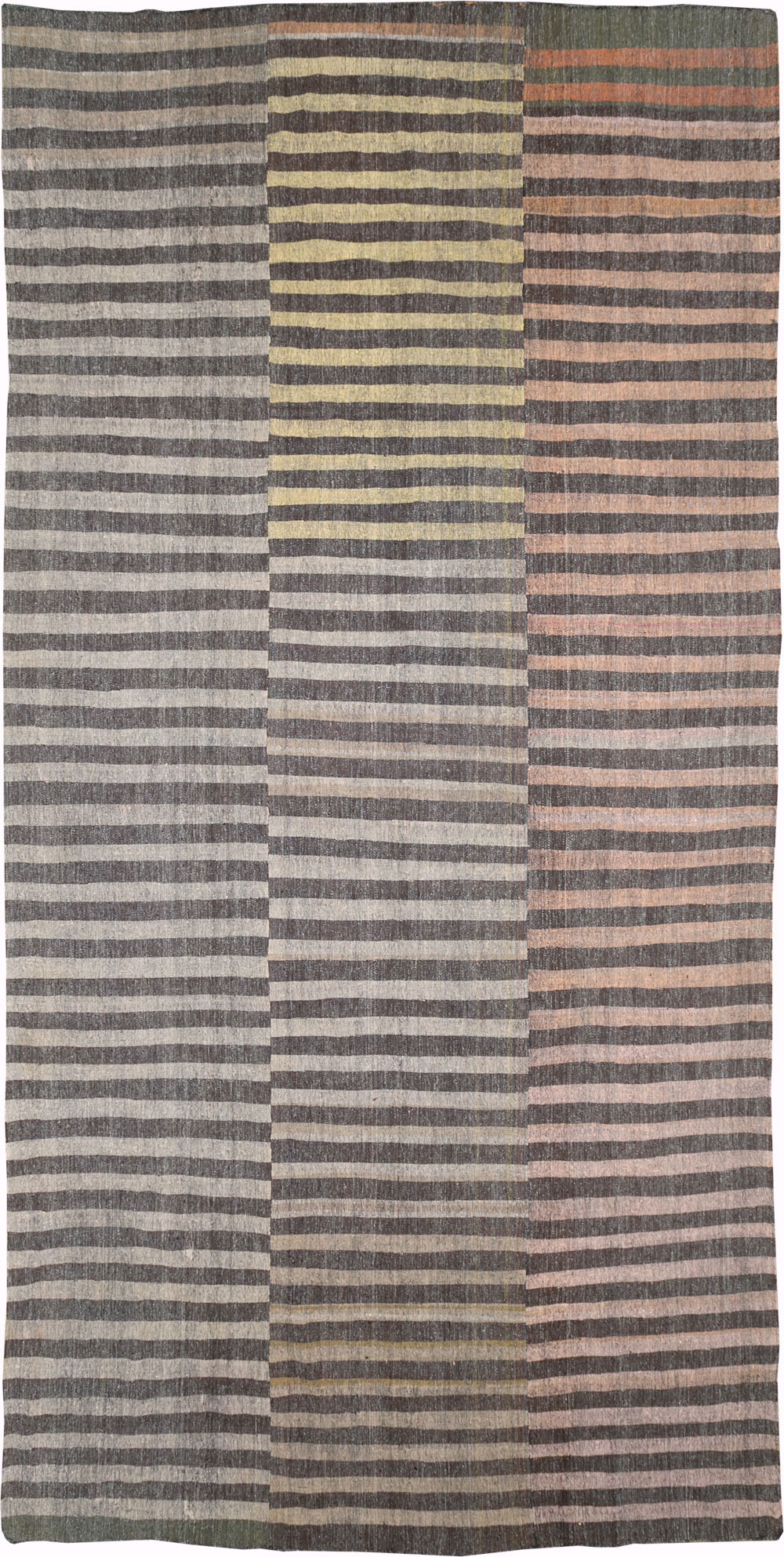 Vintage Turkish Flatweave Kilim Oversize Carpet, No.30296 - Gss