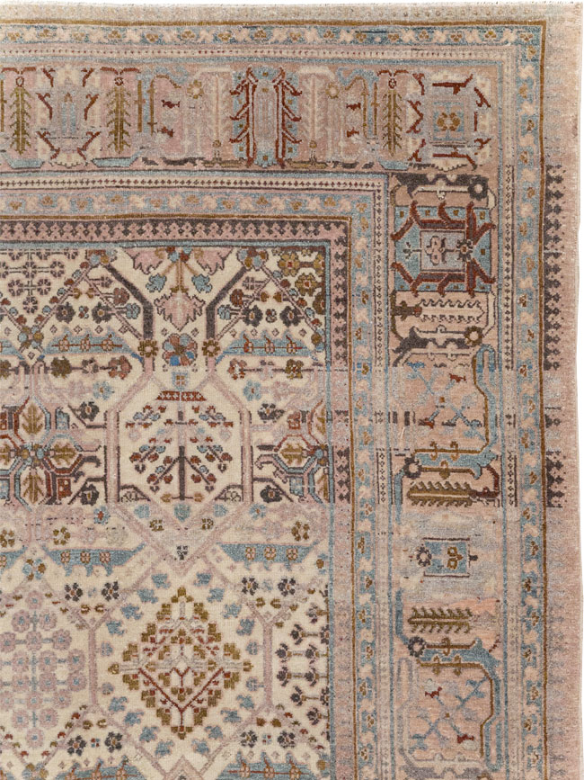 Antique Persian Joshegan Small Room Size Carpet, No.30299 - Gss