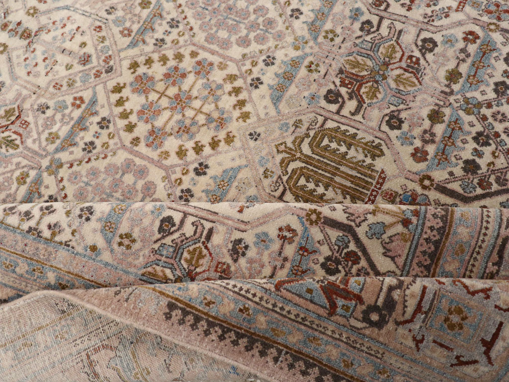 Antique Persian Joshegan Small Room Size Carpet, No.30299 - Gss