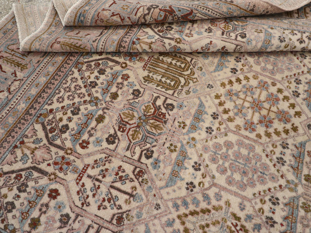 Antique Persian Joshegan Small Room Size Carpet, No.30299 - Gss