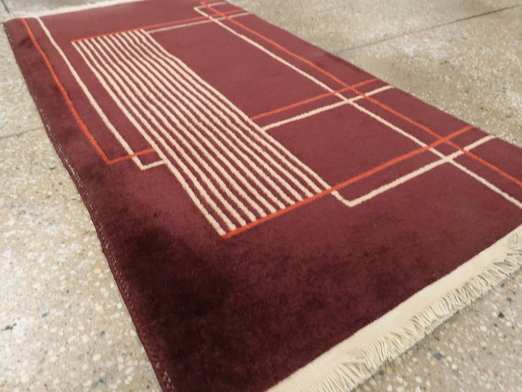 Mid-20th Century Chinese Art Deco Rug, No.30303 - Gss