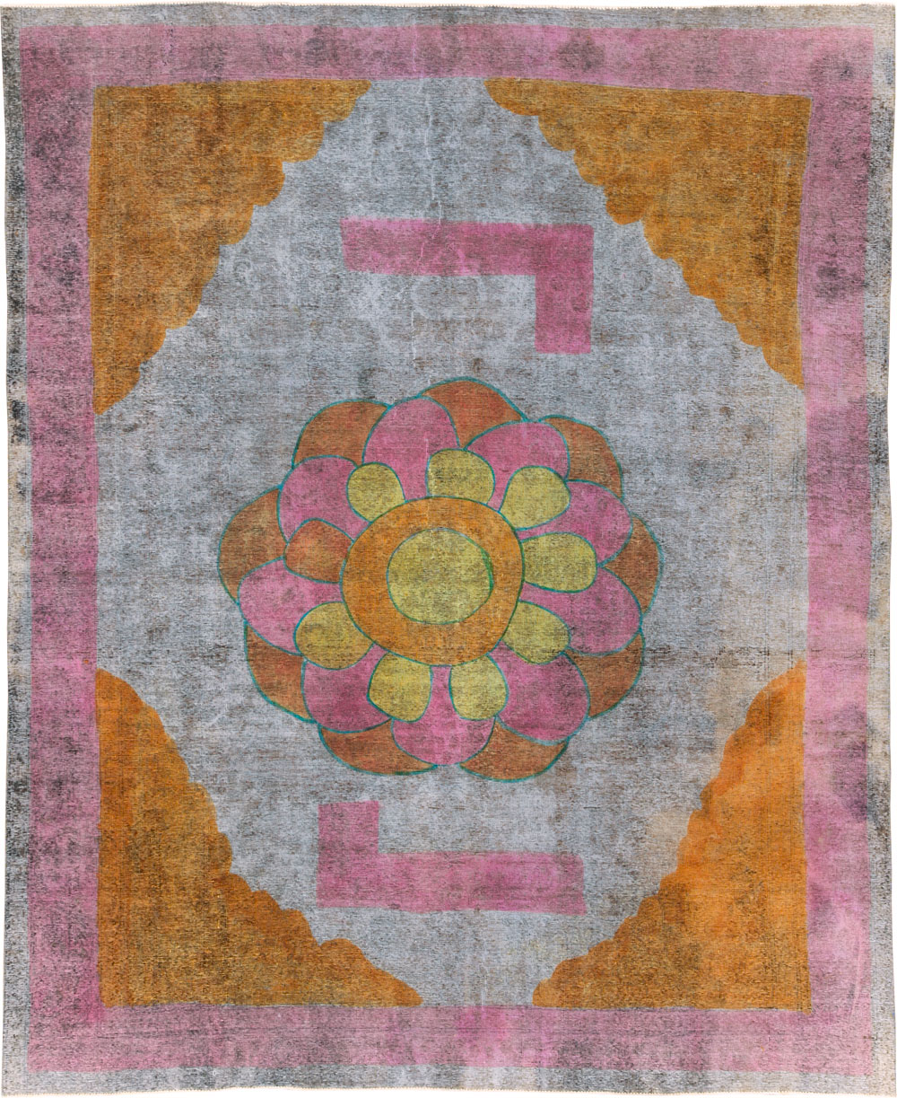 Vintage Persian Tabriz Carpet, No.30306 - Gss