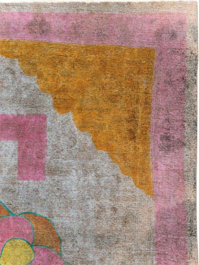 Vintage Persian Tabriz Carpet, No.30306 - Gss