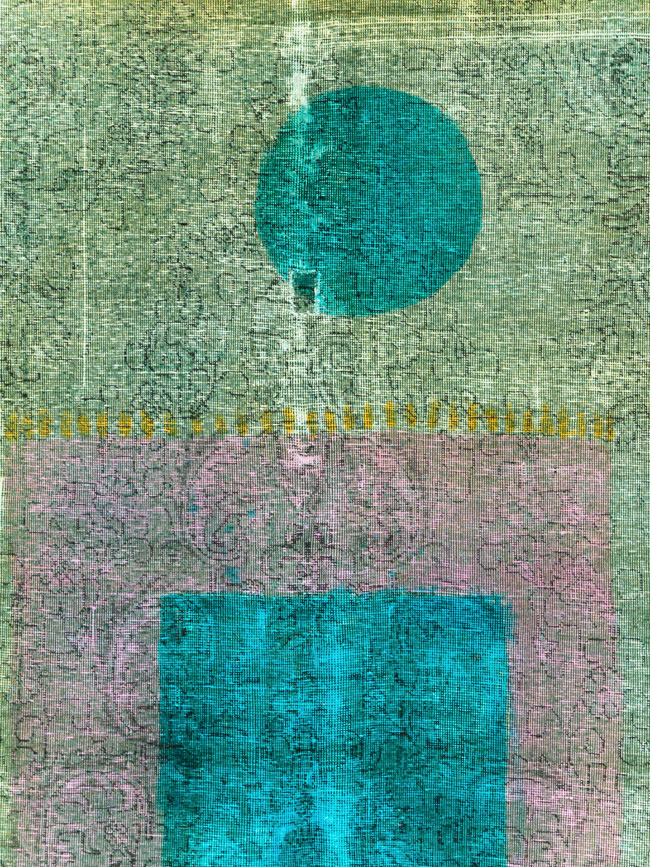 Vintage Persian Tabriz Carpet, No.30307 - Gss