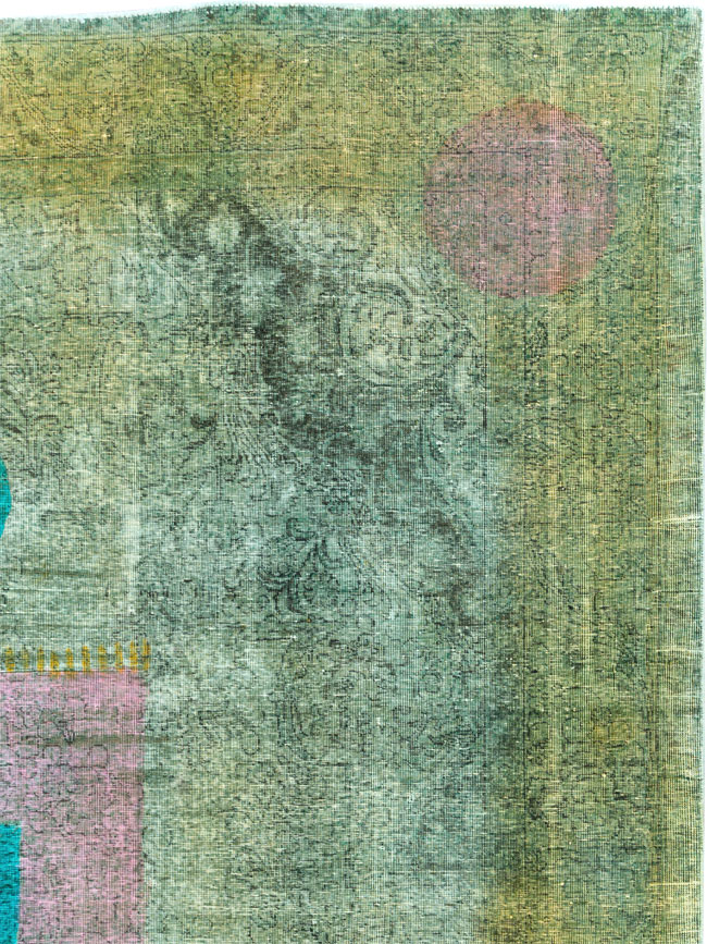 Vintage Persian Tabriz Carpet, No.30307 - Gss