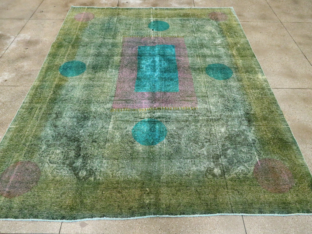 Vintage Persian Tabriz Carpet, No.30307 - Gss