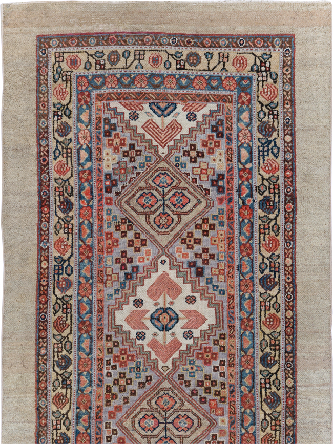 Vintage Persian Serab Long Runner, No.30316 - Gss