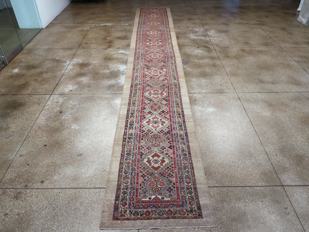 Vintage Persian Serab Long Runner, No.30316 - Gss