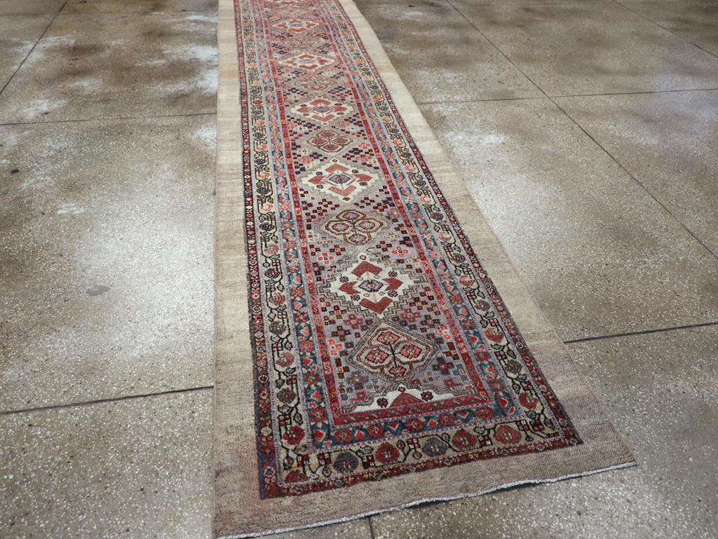 Vintage Persian Serab Long Runner, No.30316 - Gss