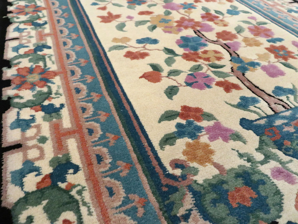 Vintage Chinese Deco Rug, No.30339 - Gss