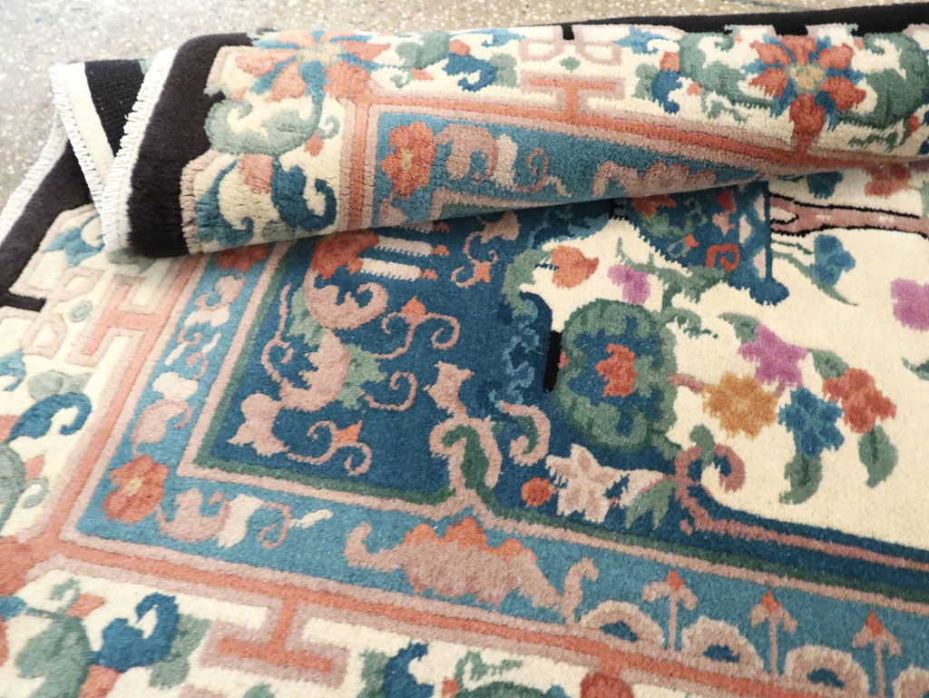 Vintage Chinese Deco Rug, No.30339 - Gss