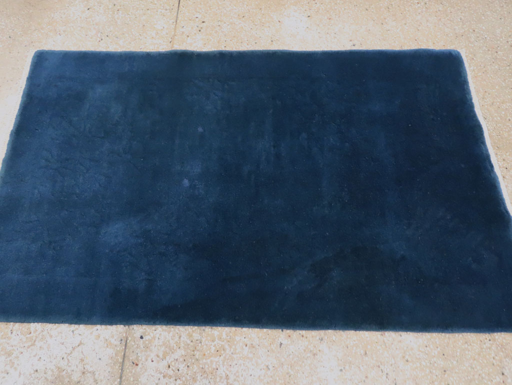 Mid-20th Century Chinese Art Deco Throw Rug, No.30340 - Gss