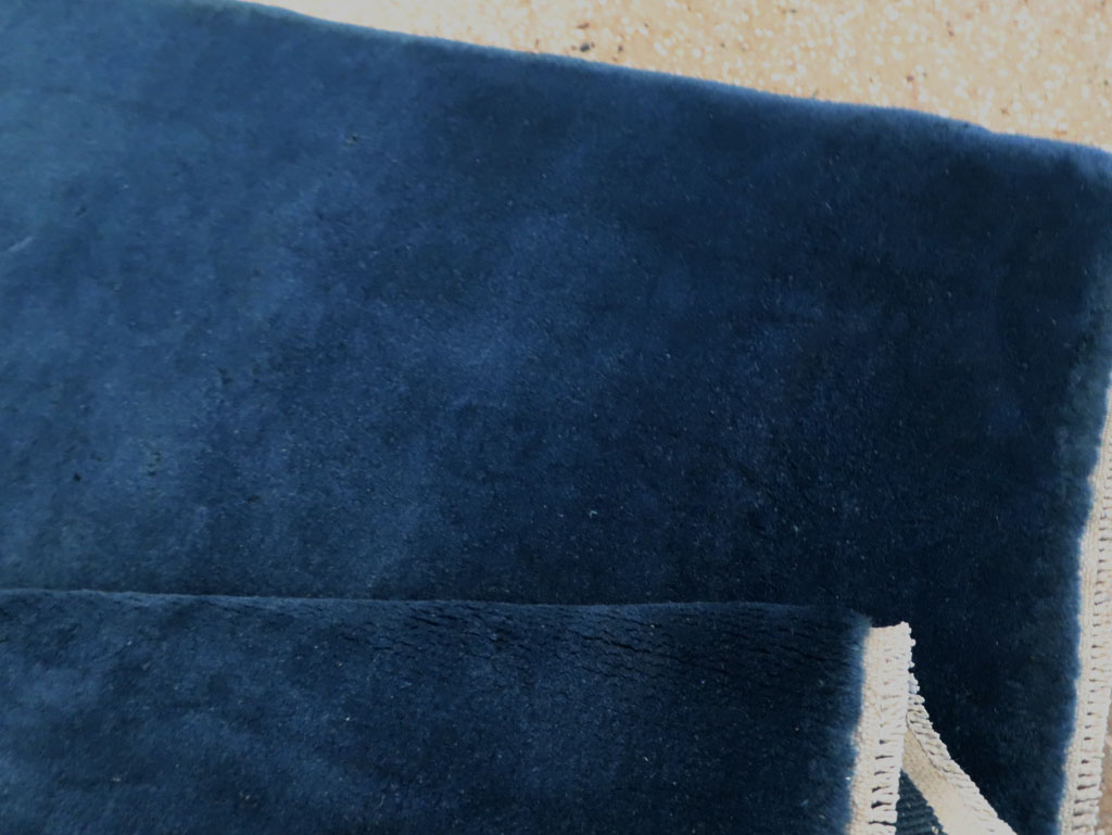 Mid-20th Century Chinese Art Deco Throw Rug, No.30340 - Gss