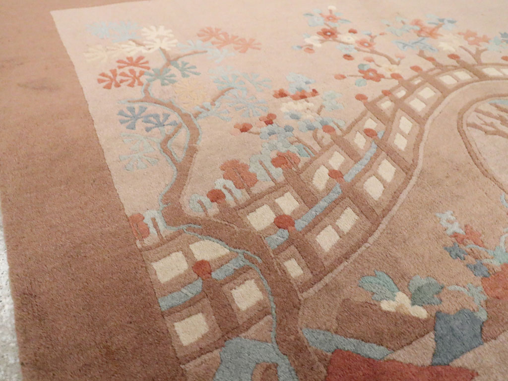 Mid-20th Century Chinese Art Deco Rug, No.30341 - Gss