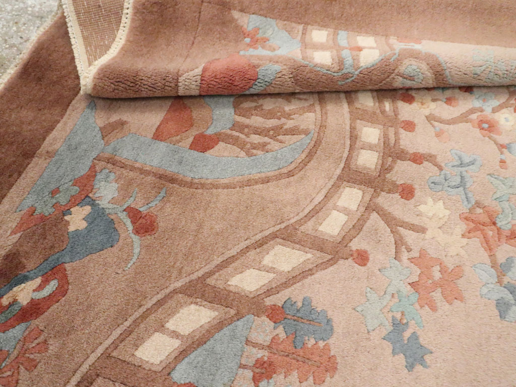 Mid-20th Century Chinese Art Deco Rug, No.30341 - Gss