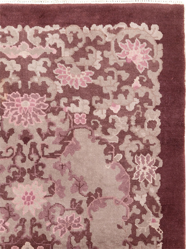 Mid-20th Century Chinese Art Deco Rug, No.30353 - Gss