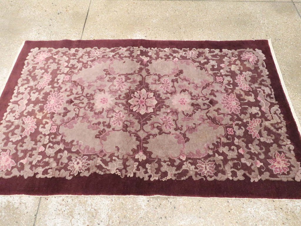 Mid-20th Century Chinese Art Deco Rug, No.30353 - Gss