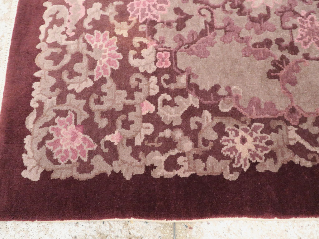 Mid-20th Century Chinese Art Deco Rug, No.30353 - Gss